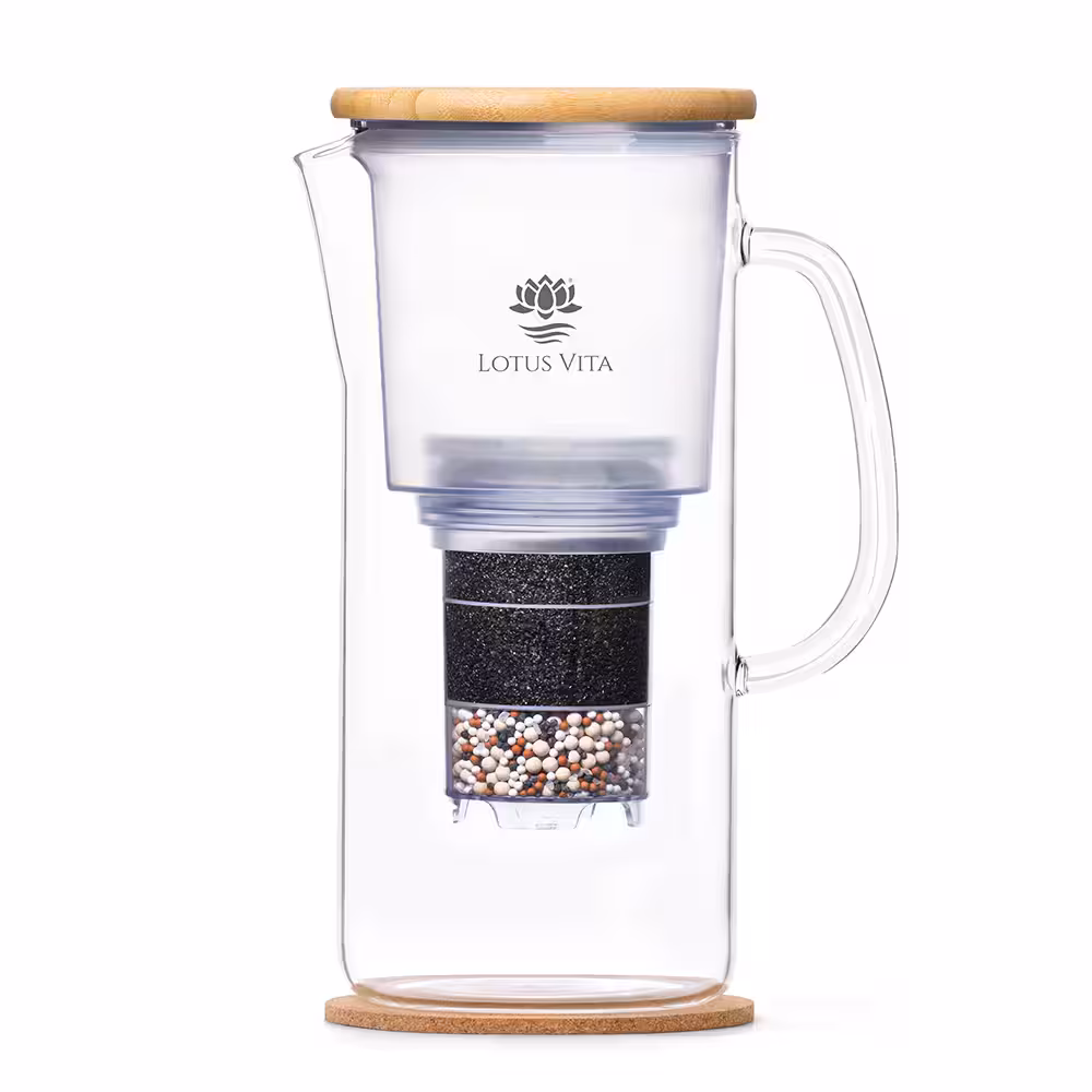 ENYA Glass Water Filter Pitcher